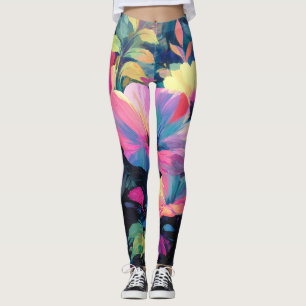 Blossom Rush Spring Floral Garden Leggings