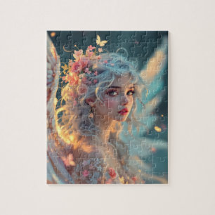 Blossom Seraph – Engel van de Lente Genade Legpuzzel