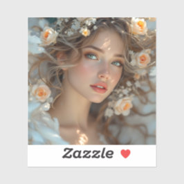 Blossom Seraph – Engel van de Lente Genade Sticker