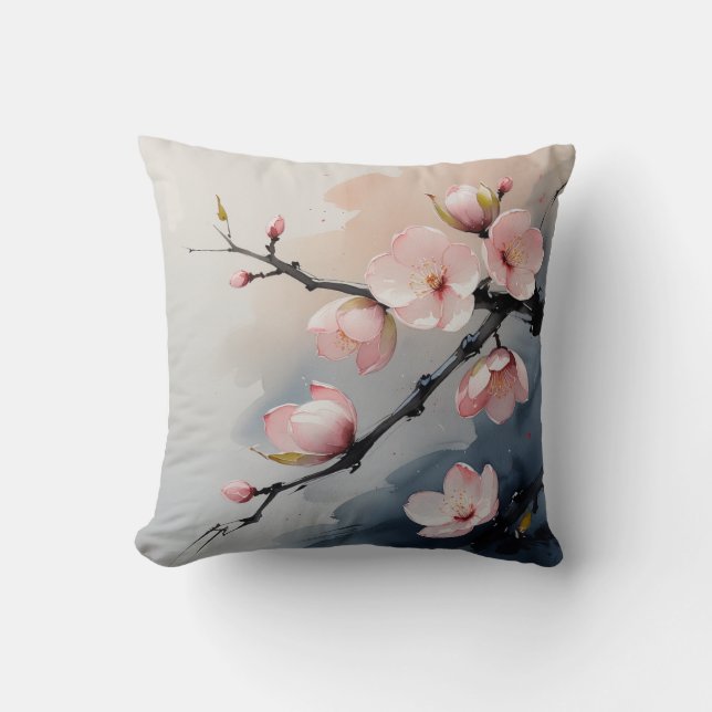 Blossom Serenity Pillow Kussen (Voorkant)