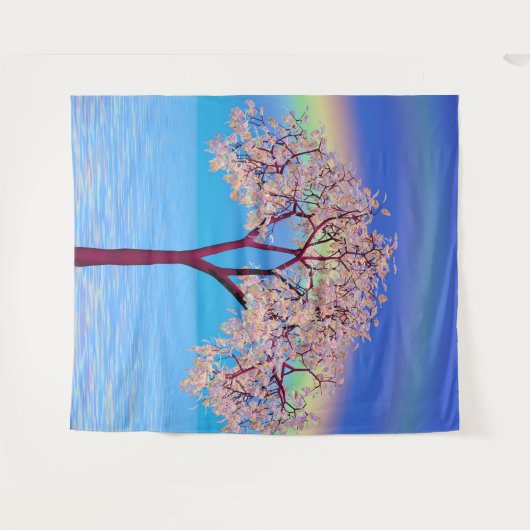 Blossom-structuur Wandkleed (Voorkant (horizontaal))