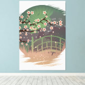 Blossom Sundown Canvas Afdruk (Insitu (Houten vloer))