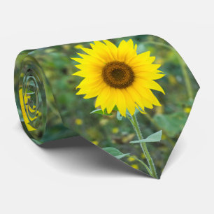 Blossom Sunflower Wilde bloem Stropdas