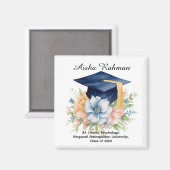 🎓Blossom & Tassel Graduation Mug Magneet (Voorkant / Achterkant)