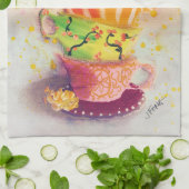 "Blossom Tea Party" Keukenhanddoek (Gevouwen)