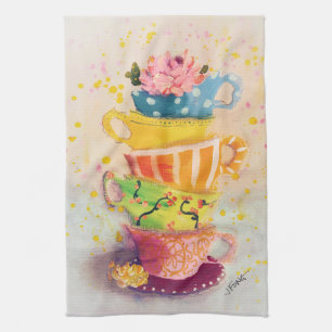 "Blossom Tea Party" Keukenhanddoek