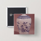 Blossom vase, Ming dynasty Vierkante Button 5,1 Cm (Voorkant /achterkant)