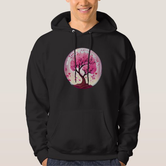 Blossom with Confidence in this Cherry Blossom Glo Hoodie (Voorkant)