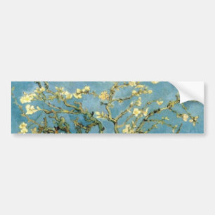 Blossomalamandelboom van Van Gogh Bumpersticker