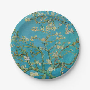 Blossomalamandelboom van Van Gogh Papieren Bordje