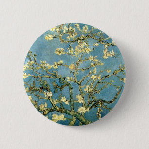 Blossomalamandelboom van Van Gogh Ronde Button 5,7 Cm