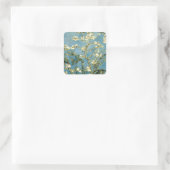 Blossomalamandelboom van Van Gogh Vierkante Sticker (Tas)