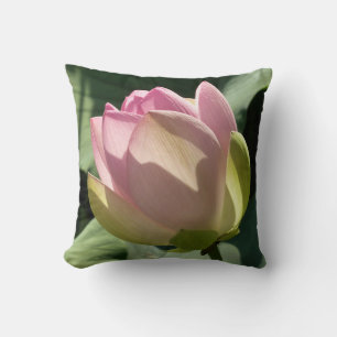 Blossomberende roze Lotus Flower Summer Kussen