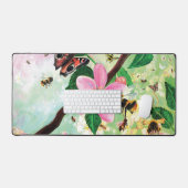 Blossomboom met bijen bureaumat (Keyboard & Muis)