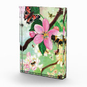 Blossomboom met bijen fotoblokken (Rechts)