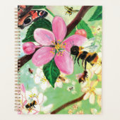 Blossomboom met bijen planner (Voorkant)