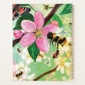 Blossomboom met bijen planner (Achterkant)