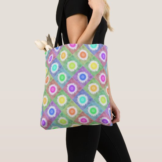Blossome Allover Canvas tas (Dichtbij)
