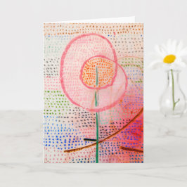 Blossoming (1934) door Paul Klee - Abstracte kunst Kaart