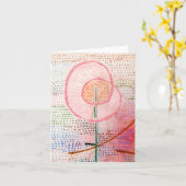 Blossoming 1934 schilderij van Paul Klee Kaart (Gele Bloem)