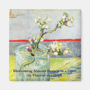 Blossoming Almond Branch door Vincent van Gogh Magneet