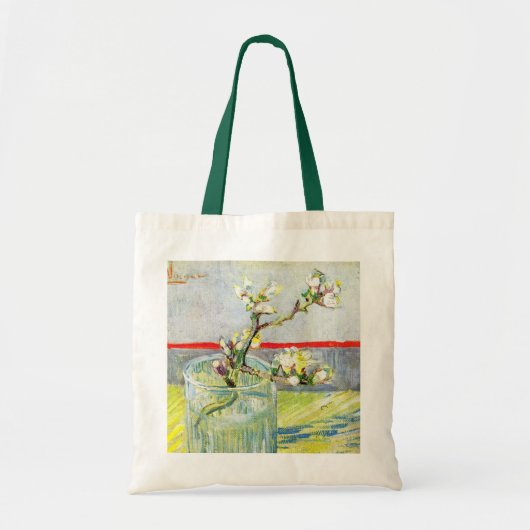 Blossoming Almond Branch door Vincent van Gogh Tote Bag (Voorkant)