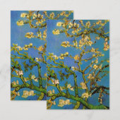 Blossoming Almond Tree door Vincent van Gogh (Voorkant / Achterkant)