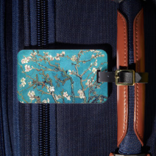 Blossoming Almond Tree door Vincent van Gogh Bagagelabel
