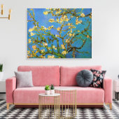 Blossoming Almond Tree door Vincent van Gogh Canvas Afdruk (Insitu (Woonkamer))