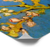 Blossoming Almond Tree door Vincent van Gogh Poster (Hoek)