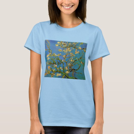 Blossoming Almond Tree door Vincent van Gogh T-shirt (Voorkant)
