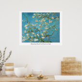 Blossoming Almond Tree Vincent van Gogh Poster (Keuken)