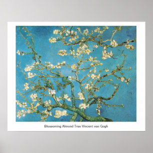 Blossoming Almond Tree Vincent van Gogh Poster