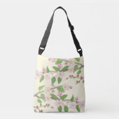 Blossoming Apple Tree Illustration Crossbody Tas (Voorkant)