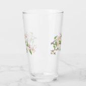 Blossoming Apple Tree Illustration Glas (Links)