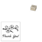 Blossoming Branch Bedankt 1x1 Rubberstempel (Gestempeld)