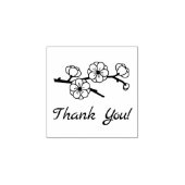 Blossoming Branch Bedankt 1x1 Rubberstempel (Afrduk)