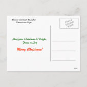 Blossoming Chestnuts Branches, Van Gogh. Feestdagenkaart (Achterkant)