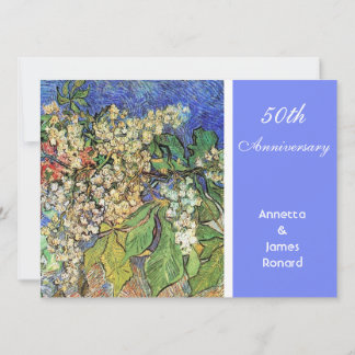 Blossoming Chestnuts Branches, Van Gogh. Kaart