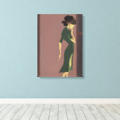 Blossoming Youth No.7 Canvas Afdruk (Insitu (Houten vloer))