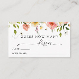 Blossoms and Bees Guess How Many Kisses Informatiekaartje