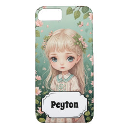 Blossom's Embrace gepersonaliseerd iPhone 8/7 Hoesje