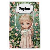 Blossom's Embrace gepersonaliseerd Medium Cadeauzakje (Voorkant)