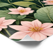 Blossom's Embrace gepersonaliseerd Perfect Poster (Hoek)