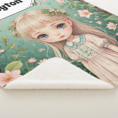 Blossom's Embrace gepersonaliseerd Sherpa Deken (3/4)