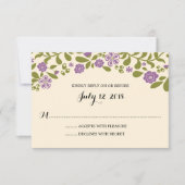 Blossoms fleurs sauvages | Mariage RSVP (Devant)