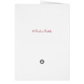 Blossoms~L'Amour Est Une Carte Écriture (Dos)