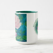 "Blossoms of Love" Mug Rose personnalisé (Centre)