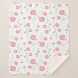 Blossoms Sherpa Deken