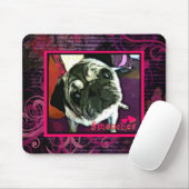 Blossum Pug Mousepad Muismat (Met muis)